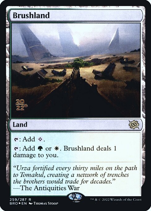 Brushland (259s) [The Brothers' War Promos]