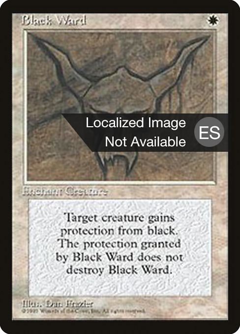 Black Ward (8) [Fourth Edition Foreign Black Border]