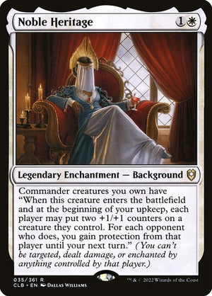 Noble Heritage (35) [Commander Legends: Battle for Baldur's Gate]