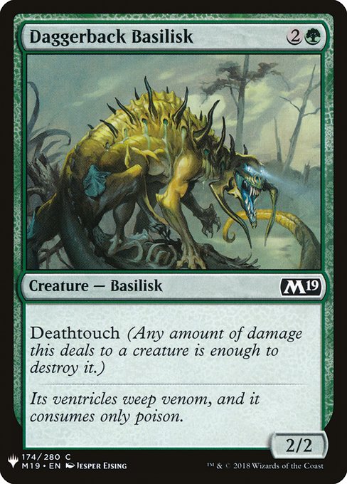 Daggerback Basilisk (M19-174) [The List]