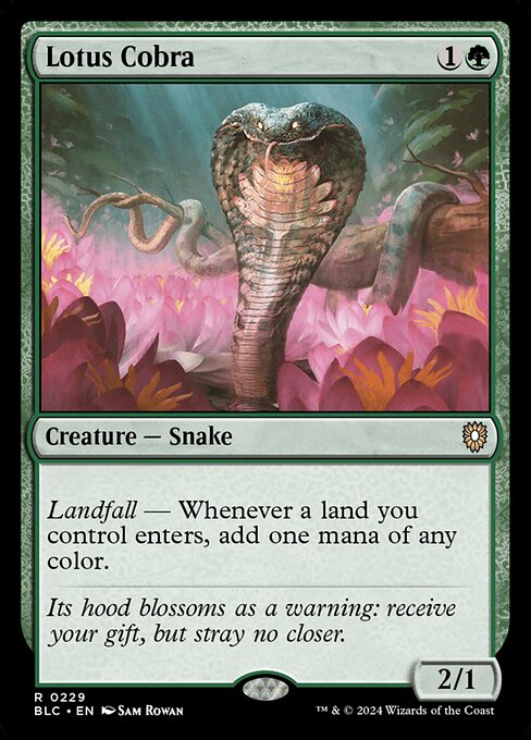 Lotus Cobra (229) [Bloomburrow Commander]