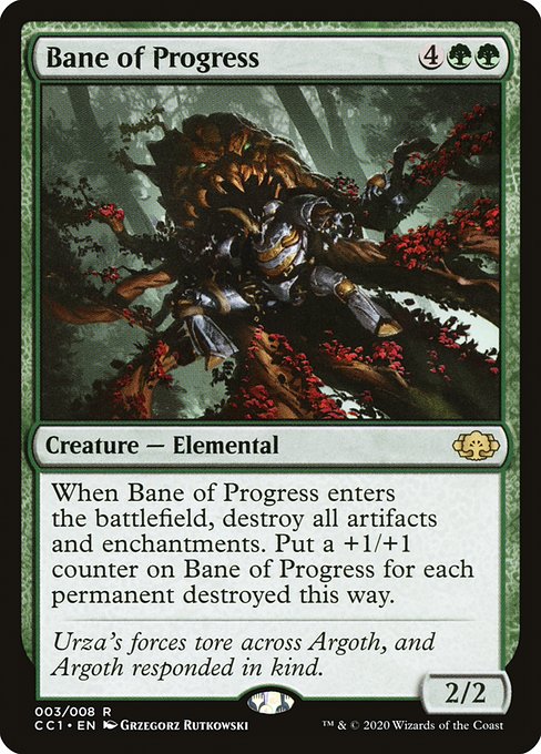 Bane of Progress (3) [Commander Collection: Green]