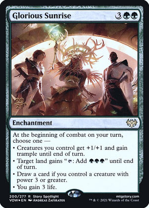 Glorious Sunrise (200s) [Innistrad: Crimson Vow Promos]