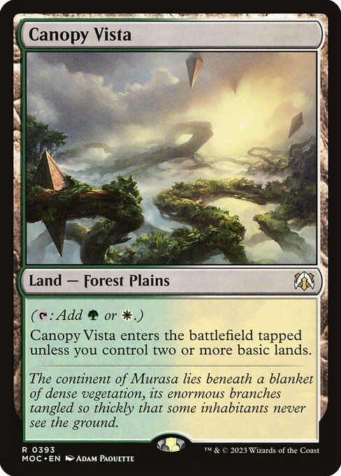 Canopy Vista (393) [March of the Machine Commander]