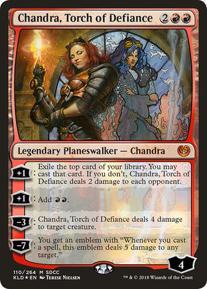 Chandra, Torch of Defiance (110) [San Diego Comic-Con 2018]