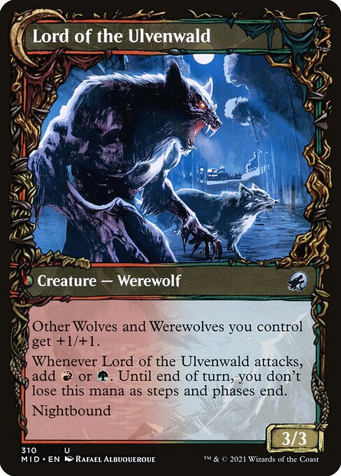 Kessig Naturalist // Lord of the Ulvenwald (310) [Innistrad: Midnight Hunt] [Showcase] Reverse
