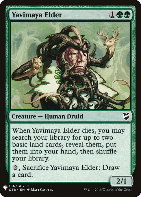 Yavimaya Elder (C18-166) [The List]
