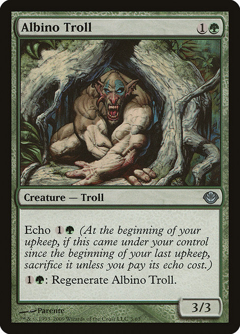 Albino Troll (3) [Duel Decks: Garruk vs. Liliana]