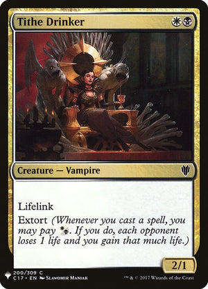 Tithe Drinker (C17-200) [The List]