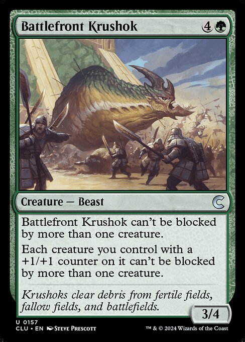 Battlefront Krushok (157) [Ravnica: Clue Edition]