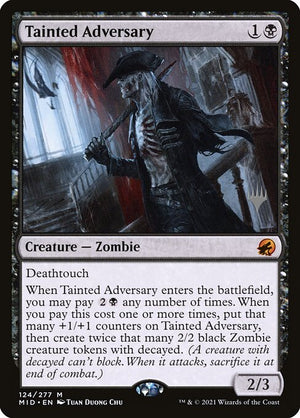Tainted Adversary (124p) [Innistrad: Midnight Hunt Promos]