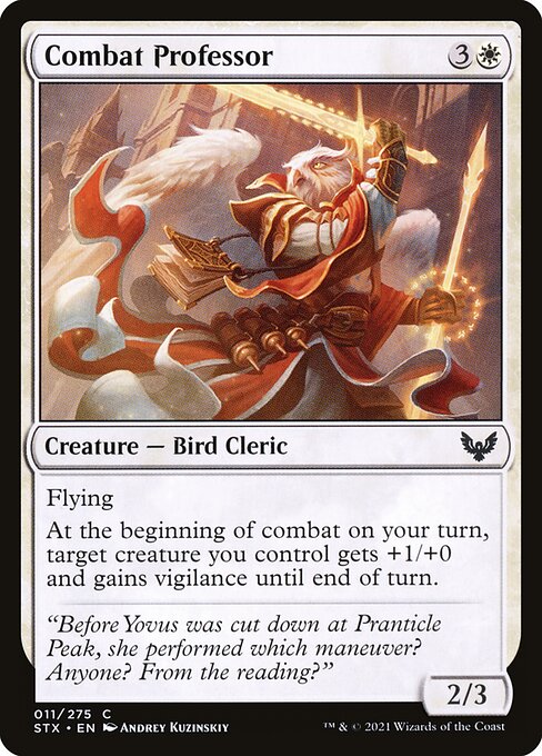 Combat Professor (11) [Strixhaven: School of Mages]