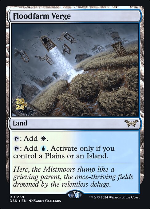 Floodfarm Verge (259s) [Duskmourn: House of Horror Promos]