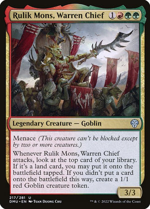 Rulik Mons, Warren Chief (217) [Dominaria United]