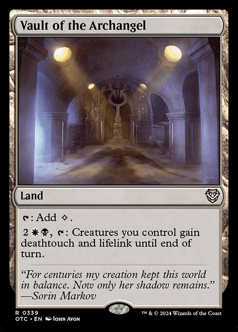Vault of the Archangel (339) [Outlaws of Thunder Junction Commander]