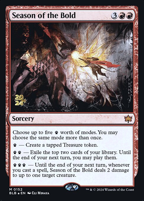 Season of the Bold (152s) [Bloomburrow Promos]