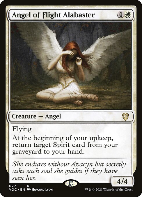 Angel of Flight Alabaster (77) [Crimson Vow Commander]