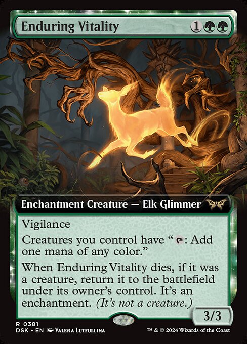 Enduring Vitality (381) [Duskmourn: House of Horror]