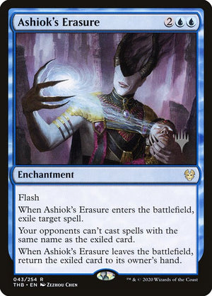 Ashiok's Erasure (43p) [Theros Beyond Death Promos]