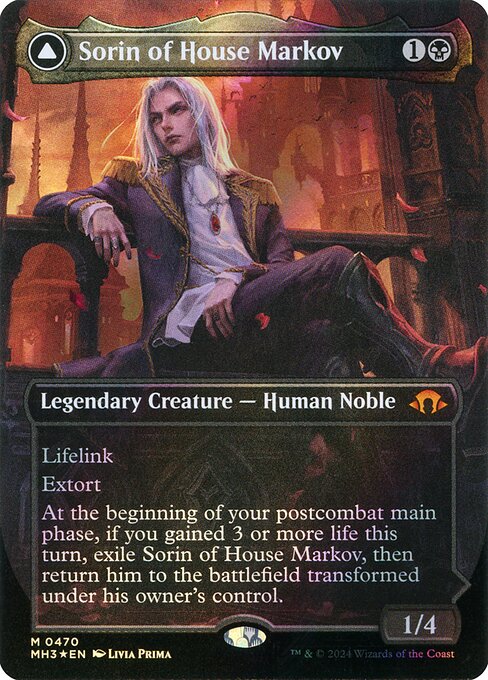 Sorin of House Markov // Sorin, Ravenous Neonate (470) [Modern Horizons 3]