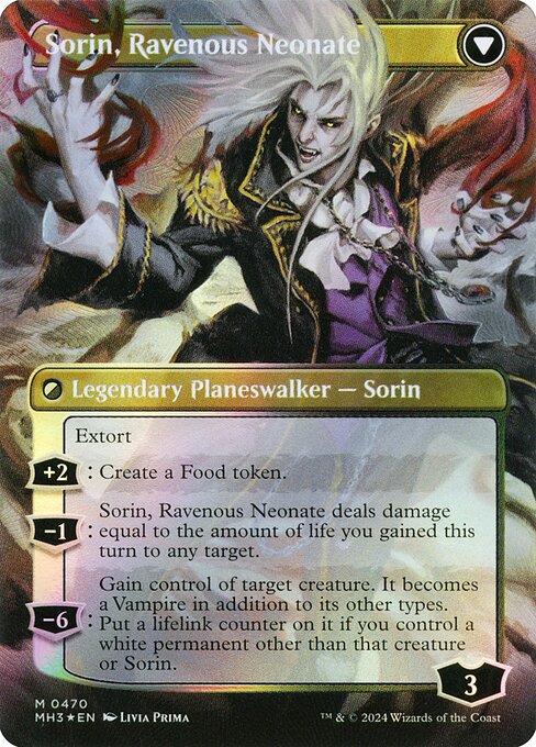 Sorin of House Markov // Sorin, Ravenous Neonate (470) [Modern Horizons 3]