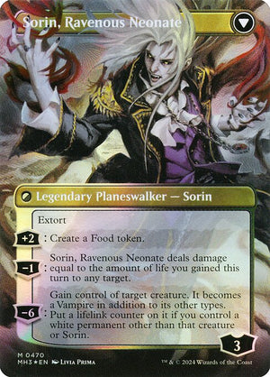 Sorin of House Markov // Sorin, Ravenous Neonate (470) [Modern Horizons 3] Reverse