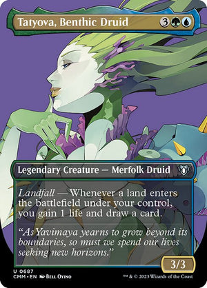 Tatyova, Benthic Druid (687) [Commander Masters] [Borderless]