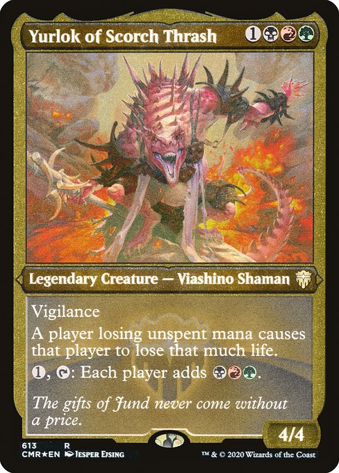 Yurlok of Scorch Thrash (613) [Commander Legends] [Etched]