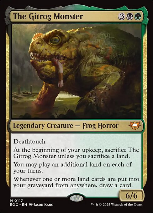 The Gitrog Monster (117) [Edge of Eternities Commander]