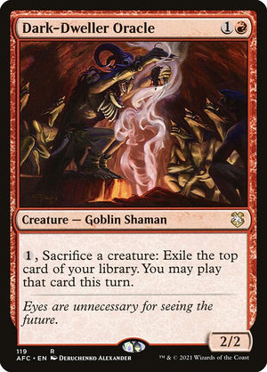 Dark-Dweller Oracle (119) [Forgotten Realms Commander]