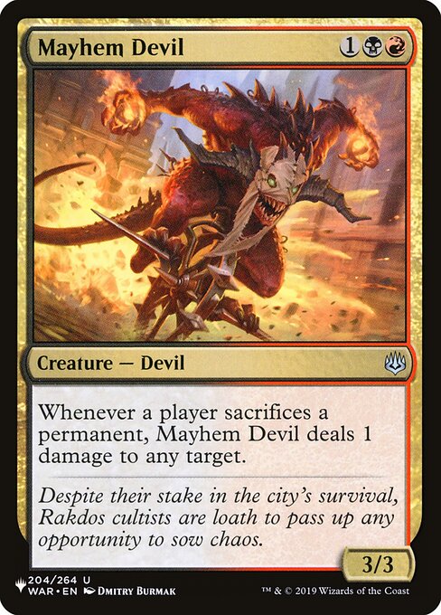 Mayhem Devil (WAR-204) [The List]