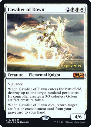 Cavalier of Dawn (10s) [Core Set 2020 Promos]