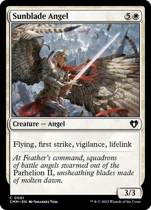 Sunblade Angel (61) [Commander Masters]
