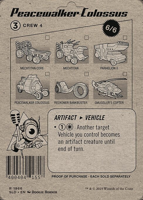 Peacewalker Colossus // Peacewalker Colossus (1966) [Secret Lair Drop]