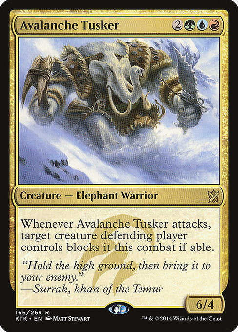 Avalanche Tusker (166) [Khans of Tarkir]