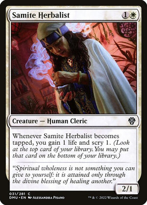 Samite Herbalist (31) [Dominaria United]