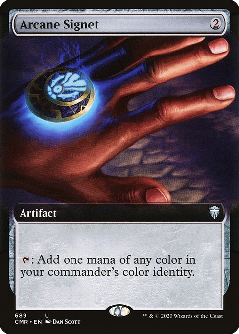 Arcane Signet (689) [Commander Legends] [Extended Art]
