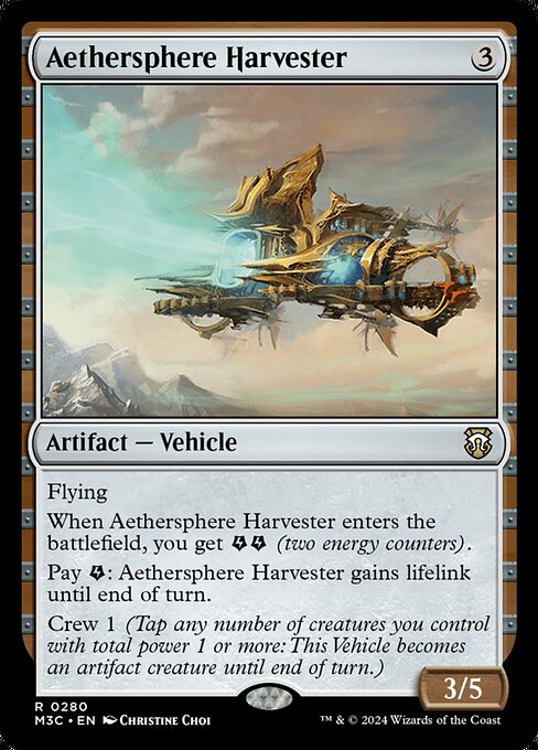 Aethersphere Harvester (280) [Modern Horizons 3 Commander]