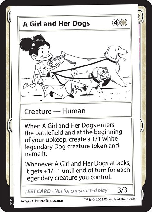 A Girl and Her Dogs (999-AGD) [Mystery Booster 2]