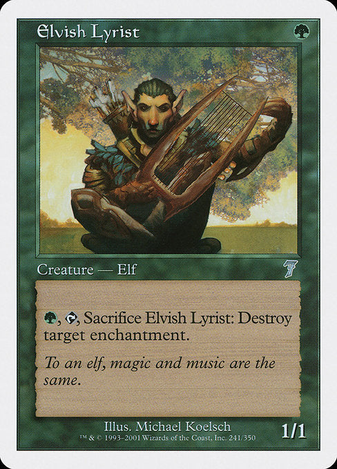 Elvish Lyrist (241) [Seventh Edition]