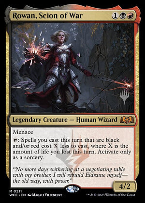Rowan, Scion of War (211p) [Wilds of Eldraine Promos]