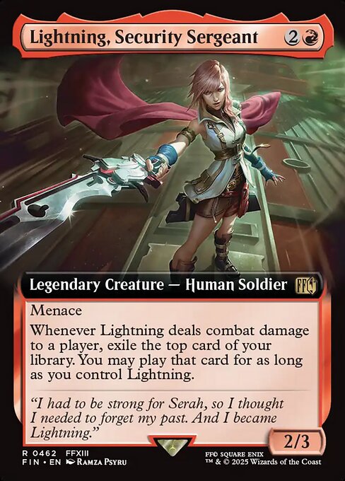 Lightning, Security Sergeant (462) [Final Fantasy]