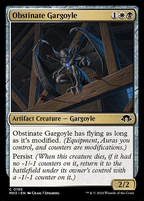 Obstinate Gargoyle (195) [Modern Horizons 3]