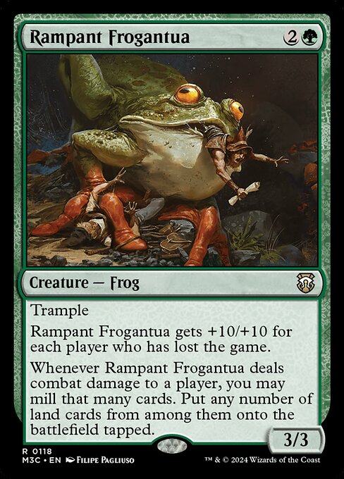 Rampant Frogantua (118) [Modern Horizons 3 Commander]