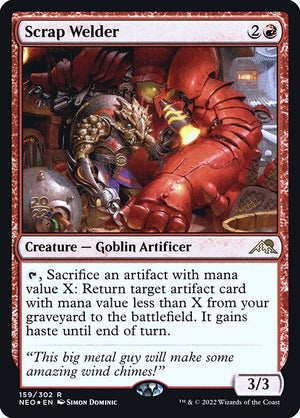 Scrap Welder (159s) [Kamigawa: Neon Dynasty Promos]