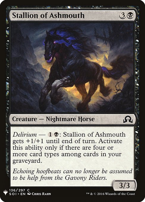 Stallion of Ashmouth (SOI-136) [The List]