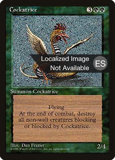 Cockatrice (237) [Fourth Edition Foreign Black Border]