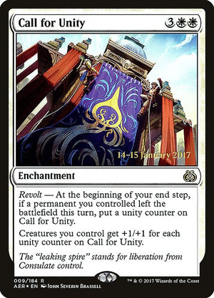 Call for Unity (9s) [Aether Revolt Promos]
