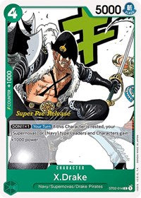 X.Drake (ST02-014) [Super Pre-Release Starter Deck 2: Worst Generation]