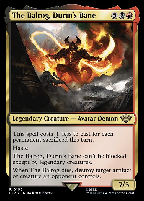 The Balrog, Durin's Bane (195) [The Lord of the Rings: Tales of Middle-earth]